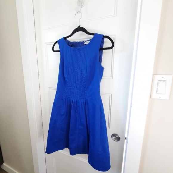 Calvin Klein Vibrant Blue Midi Dress - Picture 3 of 11